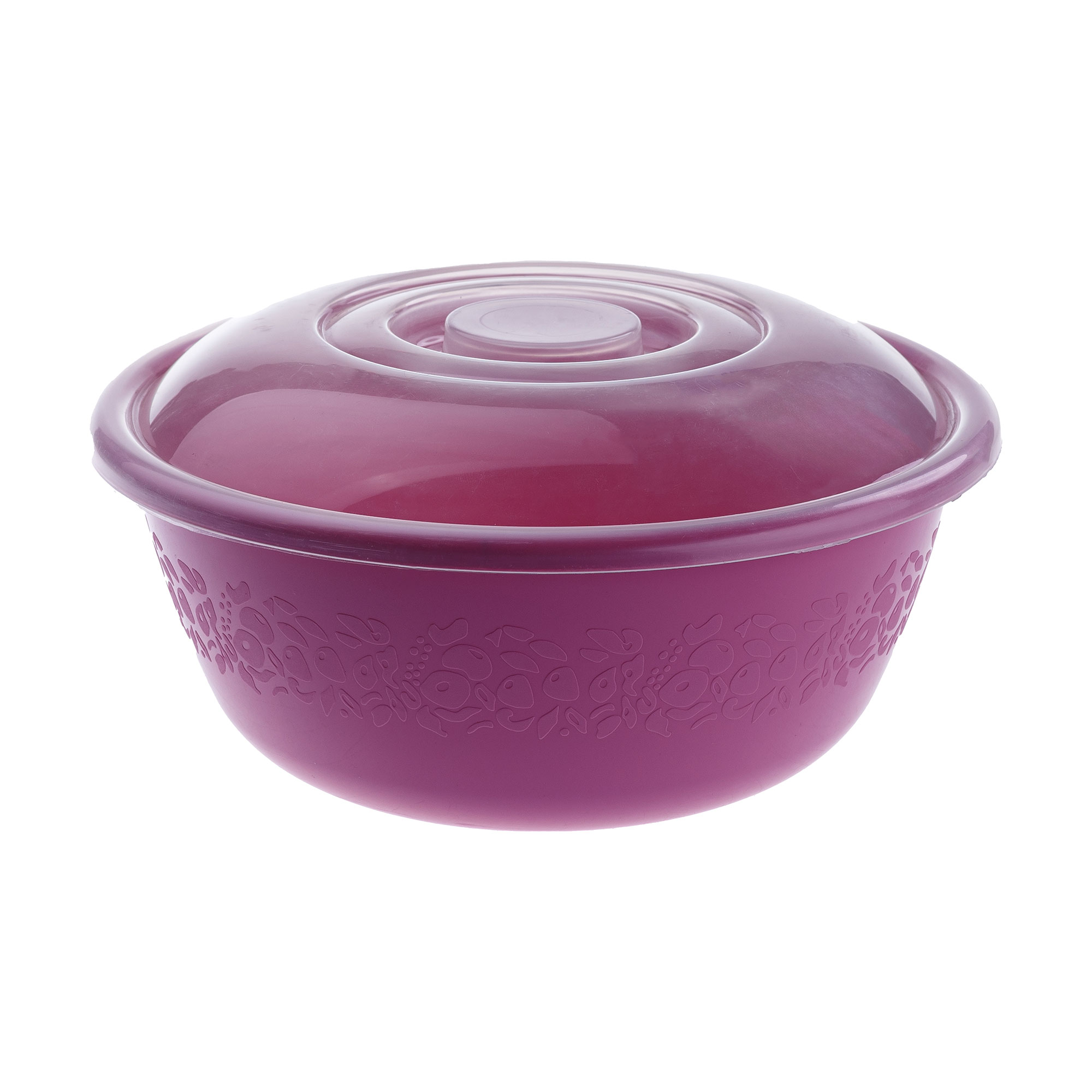 Миска Ekodeo із кришкою, рожева, 2 л (P92227PK)